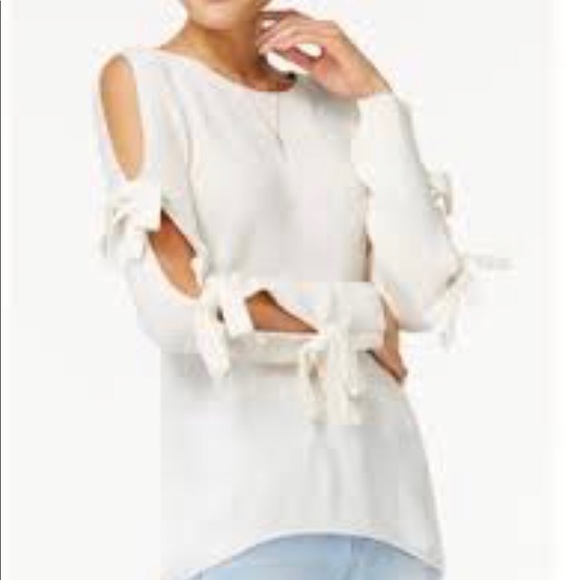 Ultra Flirt Tops - Ultra Flirt Long Sleeve Arm Tie Sweater